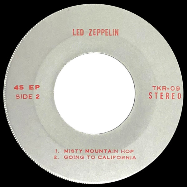 Single <br>Thailand (TKR-09) <br>Black Dog / Rock and Roll / Misty Mountain Hop / Going to California (#1) - Image 4
