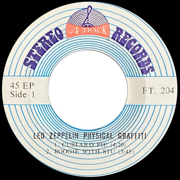 Single <br>Thailand (FT. 204) <br>Boogie With Stu / Custard Pie / Night Flight / Down By The Seaside - Image 3