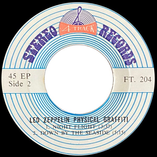 Single <br>Thailand (FT. 204) <br>Boogie With Stu / Custard Pie / Night Flight / Down By The Seaside - Image 4