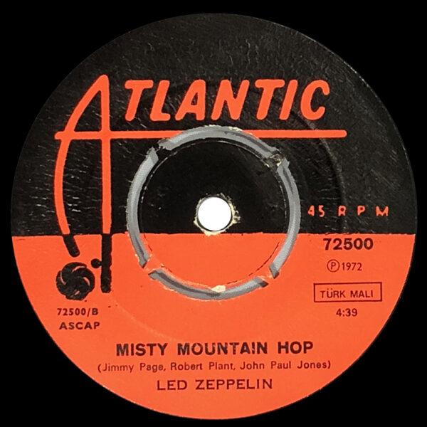 Single <br>Turkey (72500) <br>Black Dog / Misty Mountain Hop (Promo #2) - Image 4