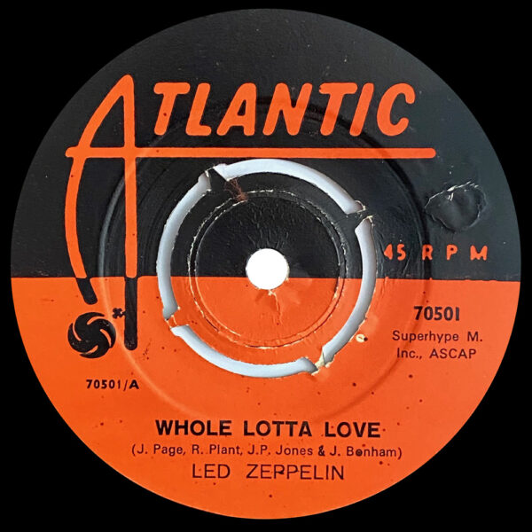 Single <br>Turkey (70501) <br>Whole Lotta Love / Ramble On - Image 3