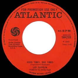 Single <br>United Kingdom (584269) <br>Communication Breakdown / Good Times Bad Times (Promo)