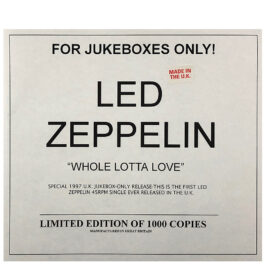 Single <br>United Kingdom (AT0013LC) <br>Whole Lotta Love (Promo)