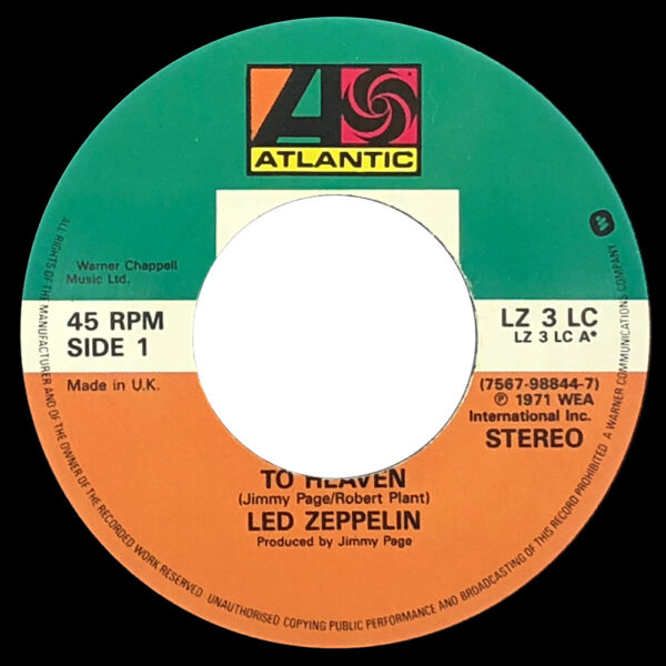 Single <br>United Kingdom (LZ  3 LC) <br>Stairway to Heaven / Whole Lotta Love (Promo)