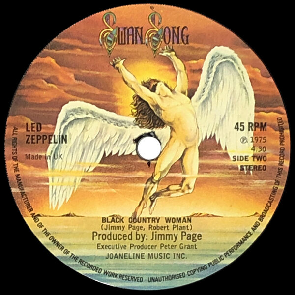 Single <br>United Kingdom (DC-1) <br>Trampled Under Foot / Black Country Woman (promo) - Image 3