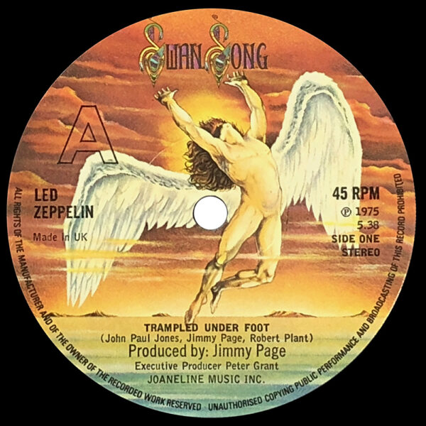 Single <br>United Kingdom (DC-1) <br>Trampled Under Foot / Black Country Woman (promo) - Image 2