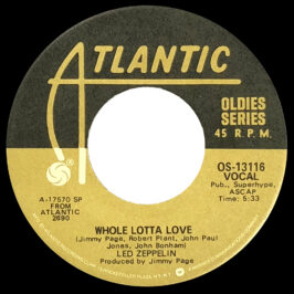 Single <br>USA (OS-13116) <br>Whole Lotta Love / Living Loving Maid (#4)