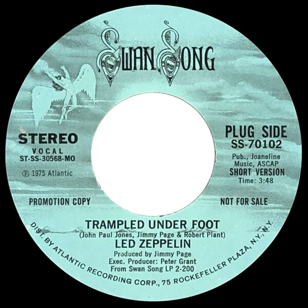 Single <br>USA (SS-70102) <br>Trampled Under Foot / Trampled Under Foot (Promo #1) - Image 2