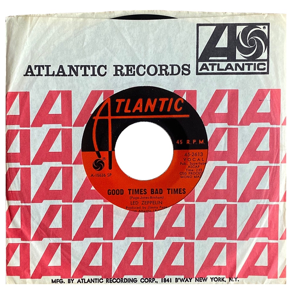Single <br>USA (45-2613) <br>Good Times Bad Times / Communication Breakdown (#1)