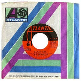 Single <br>USA (45-2849) <br>Black Dog / Misty Mountain Hop (#01)