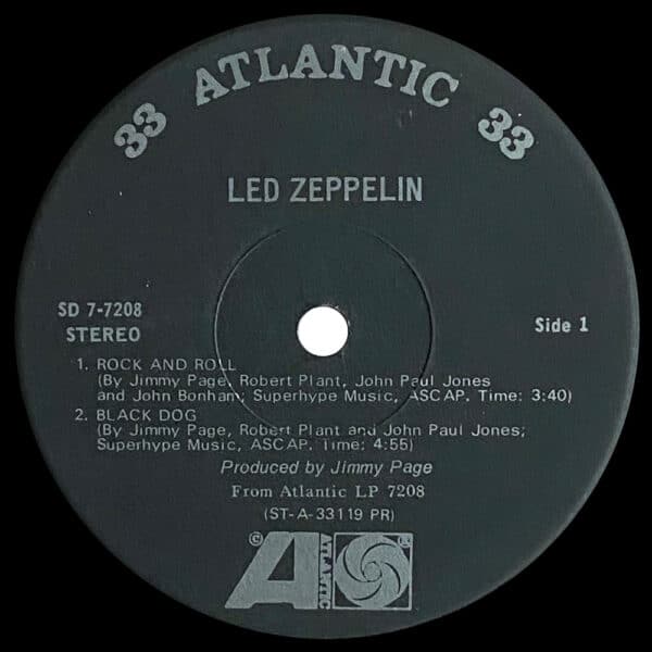 Single <br>USA (LLP 771) <br>Rock and Roll / Black Dog / Stairway To Heaven (Promo) - Image 3