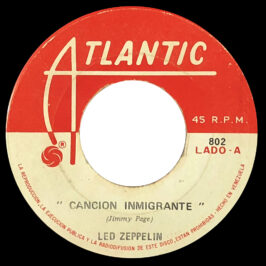 Single <br>Venezuela (802) <br>Immigrant Song / Whole Lotta Love
