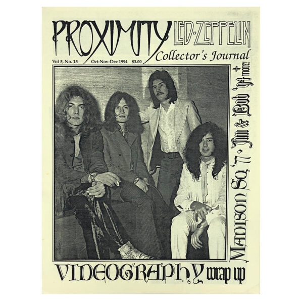Fanzine <br>Proximity (#15)
