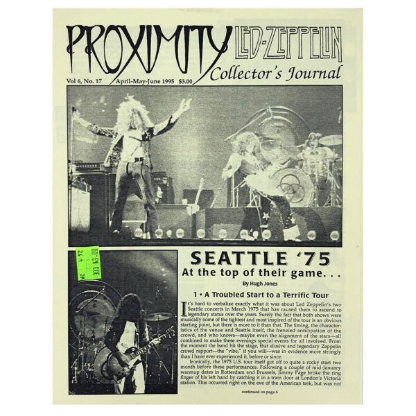 Fanzine <br>Proximity (#17)