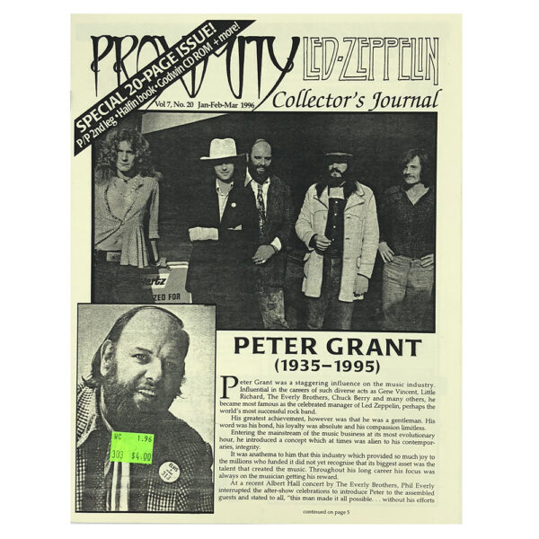 Fanzine <br>Proximity (#20)