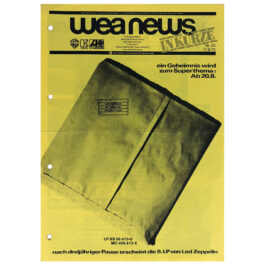 Magazine <br>WEA News (1979)