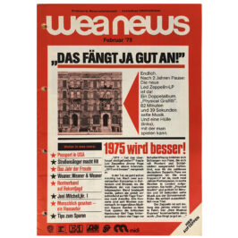 Magazine <br>WEA News (1975)