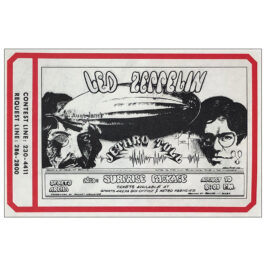 Concert Advertisement <br>1969.08.10 <br>San Diego, CA (Ad)