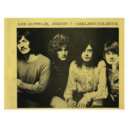 Concert Advertisement <br>1970.08.07 <br>Oakland, CA (Ad)