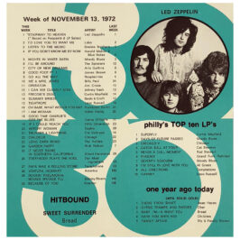 Radio Survey (1972) <br>WFIL, Philadelphia (USA)