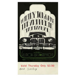 Concert Ticket <br>1969.01.09 <br>San Francisco, CA