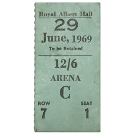 Concert Ticket <br>1969.06.29 <br>London, UK
