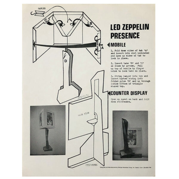 Presence (1976) <br>Display, Counter (USA) - Image 2