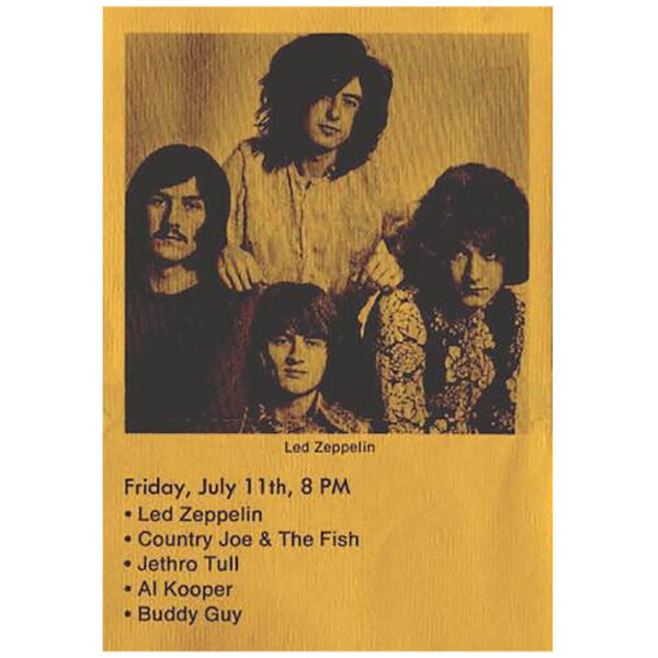 Concert Advertisement <br>1969.07.11 <br>Laurel, MD (Handbill)