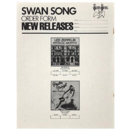 Physical Graffiti (1975) <br>Order Form, Silk Torpedo (USA)