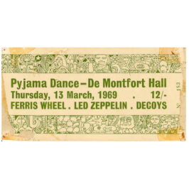 Concert Ticket <br>1969.03.13 <br>Leicester, UK