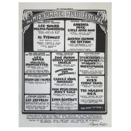 Concert Advertisement <br>1977.07.23 <br>Oakland, CA (Handbill)