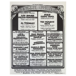 Concert Advertisement <br>1977.07.23 <br>Oakland, CA (Handbill)