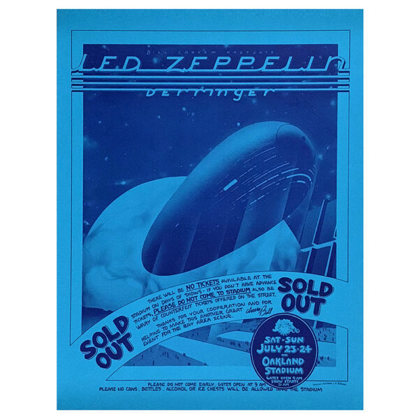 Concert Advertisement <br>1977.07.23 <br>Oakland, CA <br>(Poster)