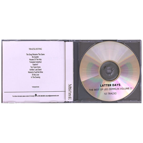 Latter Days <br>CD, Promotional (UK) - Image 2