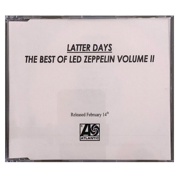Latter Days <br>CD, Promotional (UK)