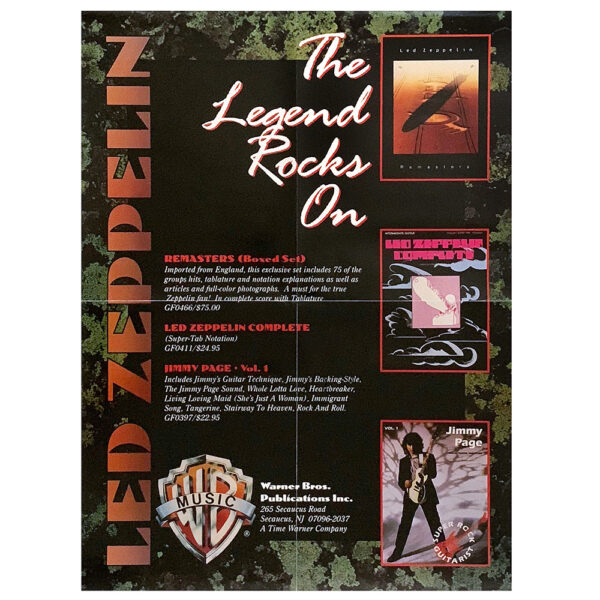 Remasters <br>Poster, Songbook (USA)
