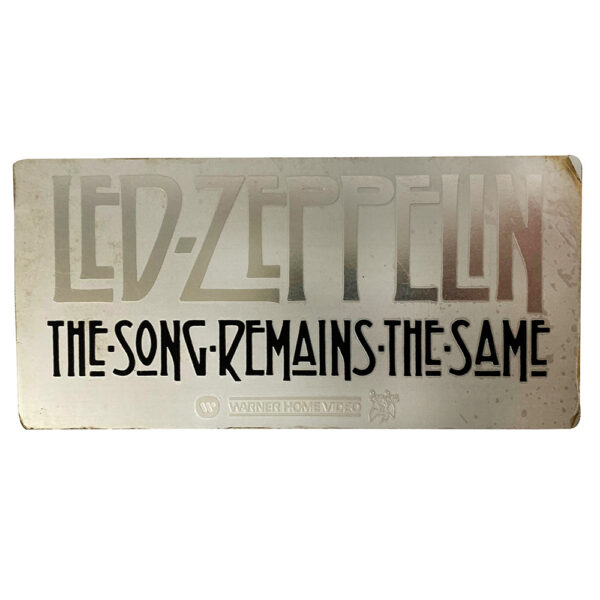 TSRTS (1984) <br>Metal Plate, Promotional (USA)