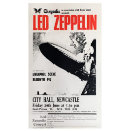 Concert Advertisement <br>1969.06.20 <br>Newcastle, UK (Handbill)