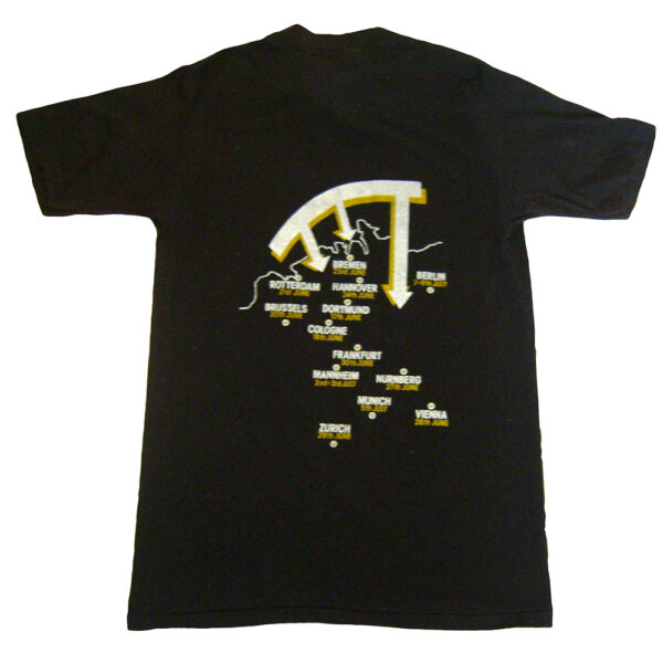 Concert Clothing <br>1980 <br>Over Europe Tour, T-Shirt (Black) - Image 4