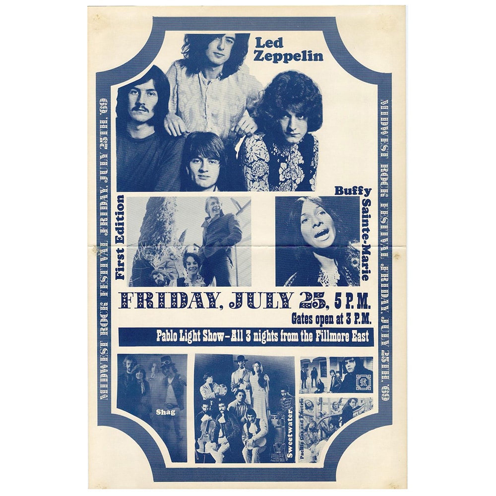 Concert Advertisement <br>1969.07.25 <br>West Allis, WI (Poster)