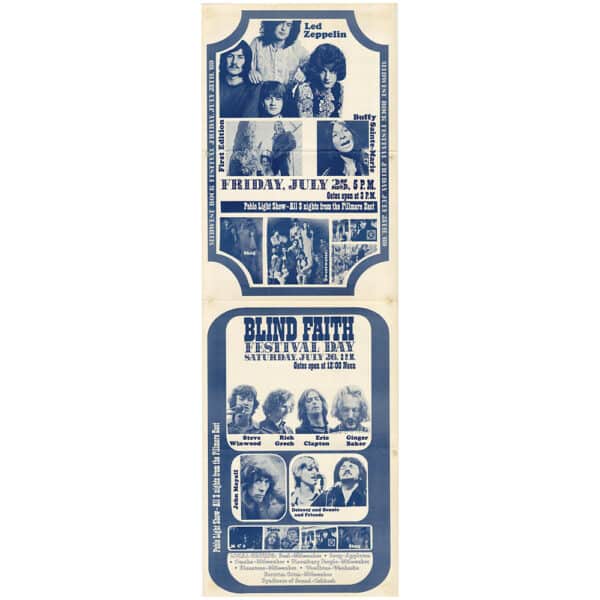 Concert Advertisement <br>1969.07.25 <br>West Allis, WI (Poster) - Image 2