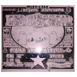 Concert Advertisement <br>1969.10.24 <br>Cleveland, OH (Poster)