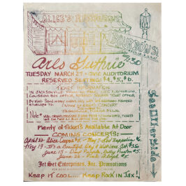 Concert Advertisement <br>1973.05.07 <br>Jacksonville, FL (Handbill)