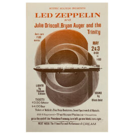 Concert Advertisement <br>1969.05.02 <br>Pasadena, CA (Handbill)