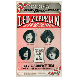 Concert Advertisement <br>1969.05.13 <br>Honolulu, HI (Poster)