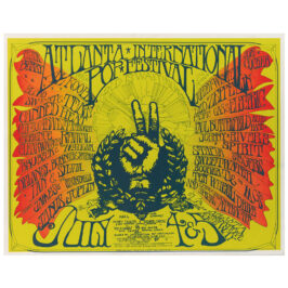 Concert Advertisement <br>1969.07.05 <br>Atlanta, GA (Poster)