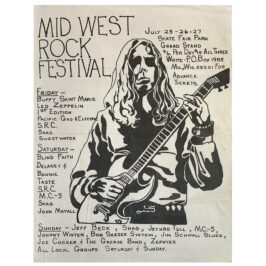 Concert Advertisement <br>1969.07.25 <br>West Allis, WI (Handbill)