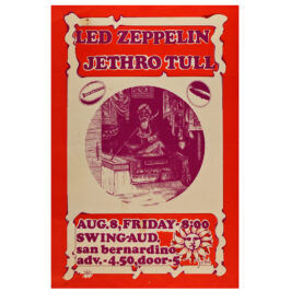 Concert Advertisement <br>1969.08.08 <br>San Bernardino, CA (Poster)