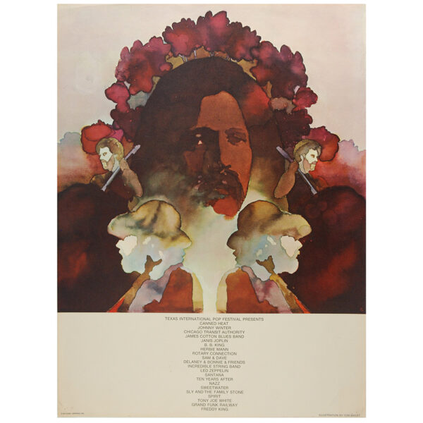 Concert Advertisement <br>1969.08.31 <br>Lewisville TX (Poster)