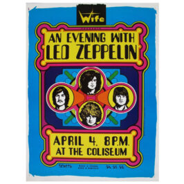 Concert Advertisement <br>1970.04.04 <br>Indianapolis, IN (Poster)